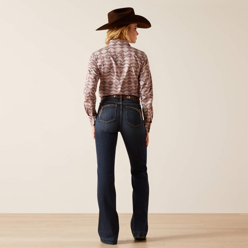 ARIAT HIGH RISE NAZ SLIM TROUSER JEAN FLORIDA 10047324