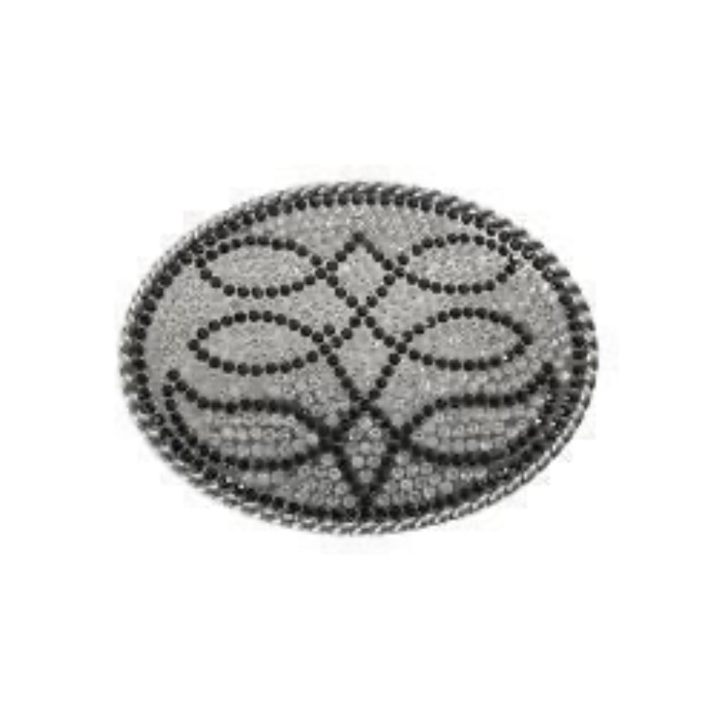 M&F BLAZIN ROXX BOOT STITCH STONES BELT BUCKLE 37953