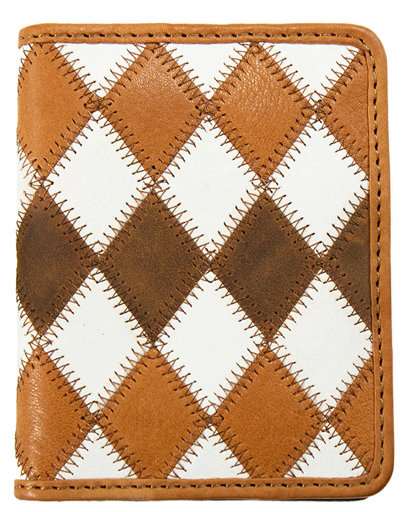 M&F NOCONA MENS DIAMOND PATCHWORK BIFOLD WALLET N500047897