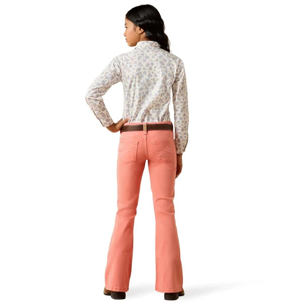 ARIAT ELLA PEACH FLARE DENIM JEANS 10073761