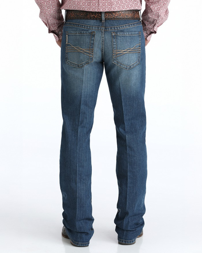 CINCH MENS IAN SLIM FIT DARK STONEWASH MB32936001