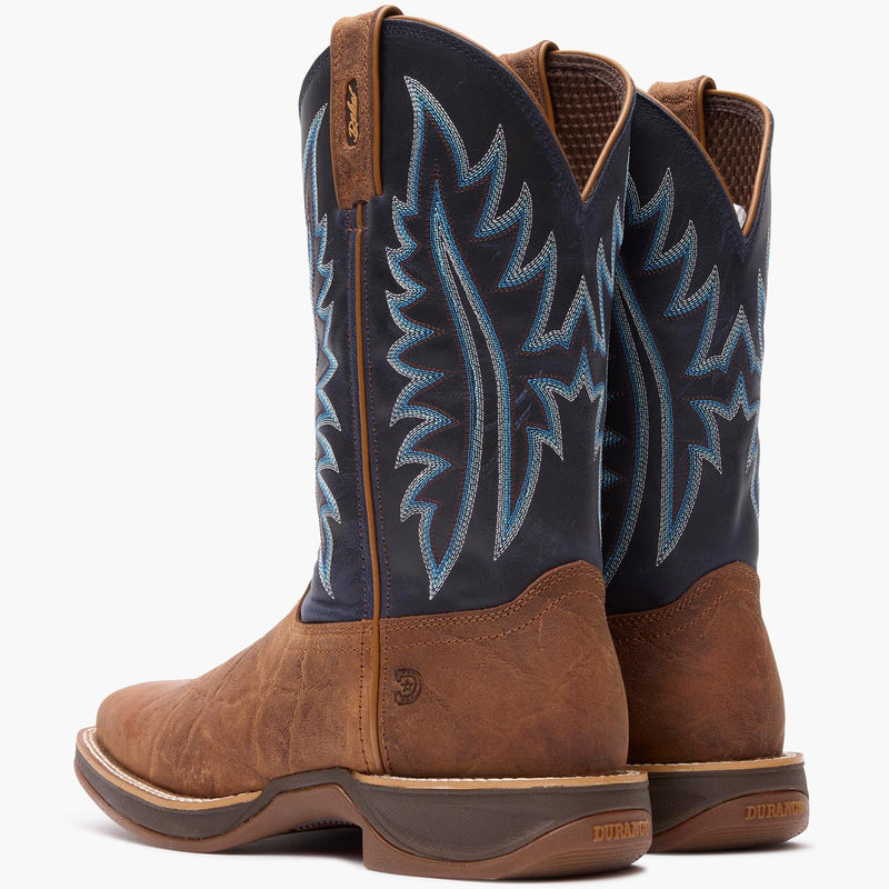 DURANGO REBEL ULTRA-LITE WESTERN BOOT COGNAC/SAPPHIRE DDB0518