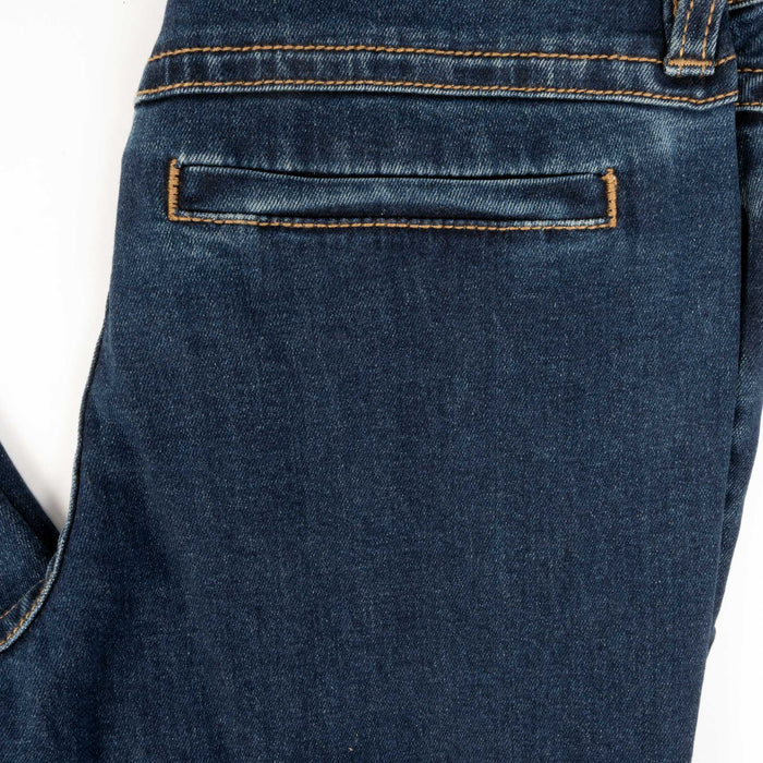 ROCK & ROLL WOMENS HIGH RISE WELT POCKET TROUSER DARK WASH BW5HD08489