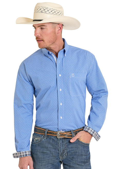 PANHANDLE LONG SLEEVE SHIRT BLUE RMB2S08267