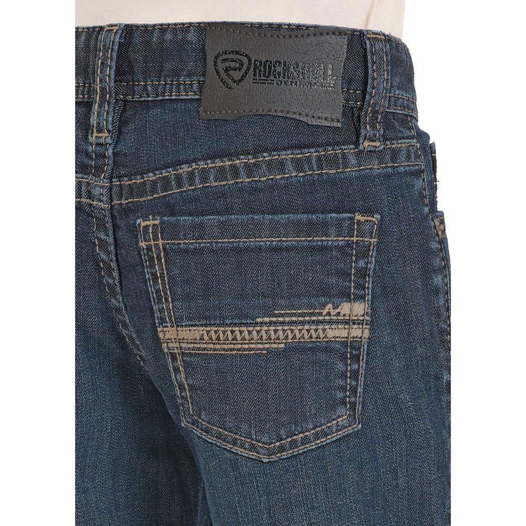ROCK & ROLL BOOTCUT REGULAR FIT JEANS DARK WASH BB0BD08579