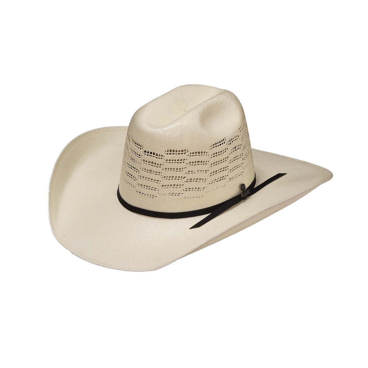 M&F ARIAT 4 1/4" 2 CORD BANGORA HAT BLACK A73346