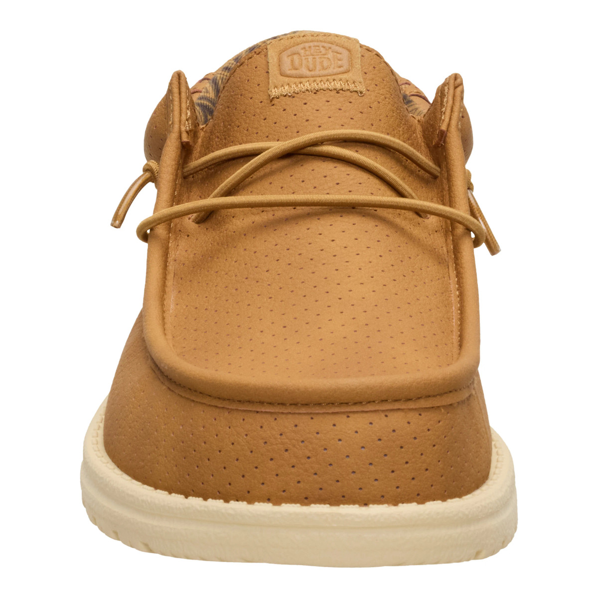 HEY DUDE WALLY PERF CLASSIC FLANNEL BONE BROWN/BOULDER TAN 45150-2LH