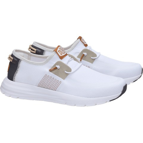 HEY DUDE SIROCCO STRETCH SOX WHITE/MULTI 45420-94S