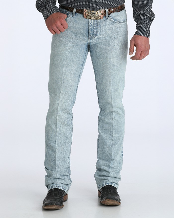 CINCH MENS IAN SLIM FIT LIGHT STONEWASH MB33236001