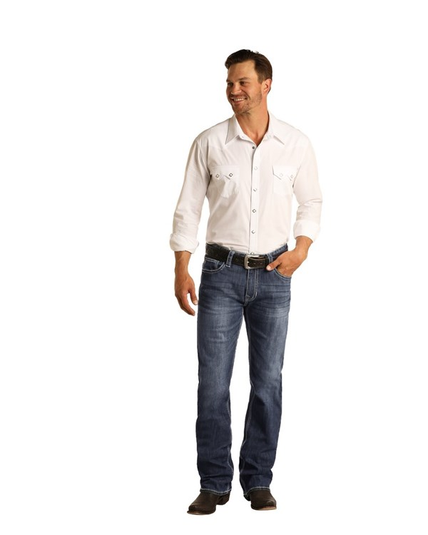 ROCK & ROLL MENS DOUBLE BARREL REFLEX JEANS M0S3473