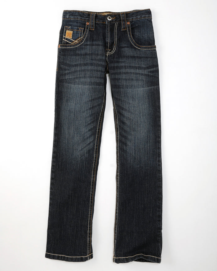 CINCH BOYS RELAXED FIT DARK STONEWASH MB16682003