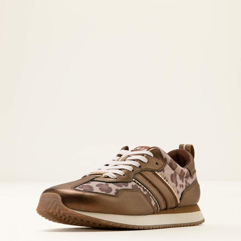 ARIAT RANCH RUNNER SHOE BRONZED LEOPARD 10074394