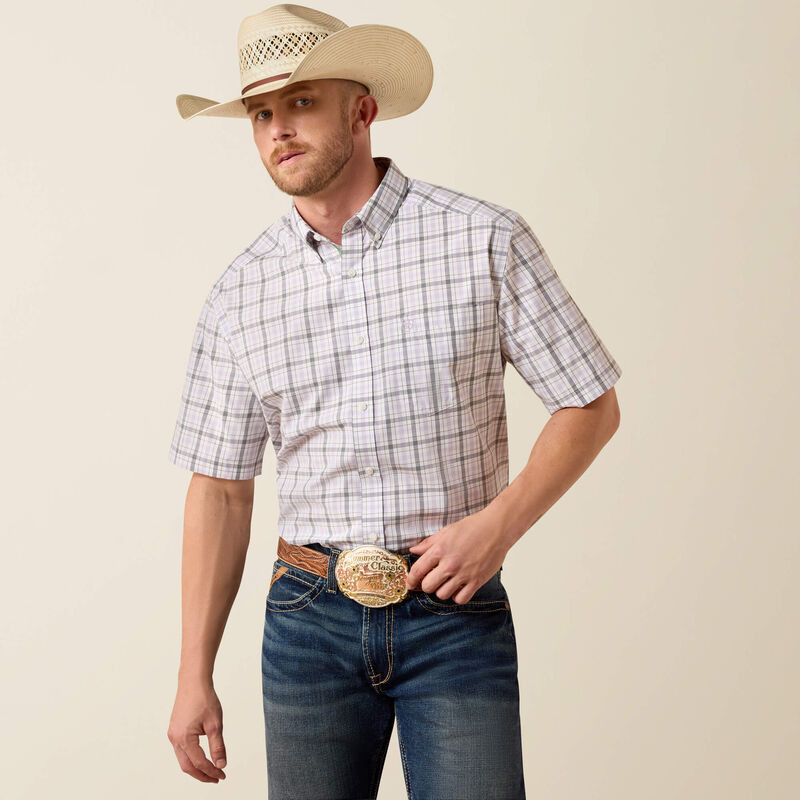ARIAT PRO SERIES SASHA CLASSIC FIT SHIRT WHITE MULTI 10073606