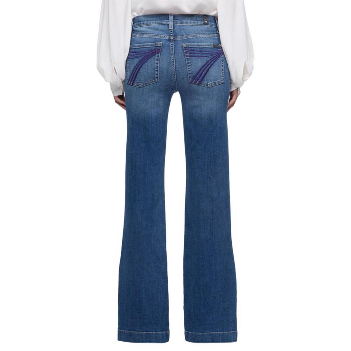 7FAMK WOMENS DOJO DENIM TROUSER MARSH 7U300C49-RSH