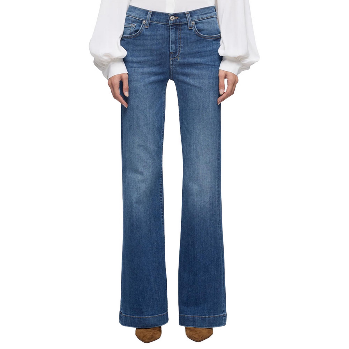 7FAMK WOMENS DOJO DENIM TROUSER MARSH 7U300C49-RSH