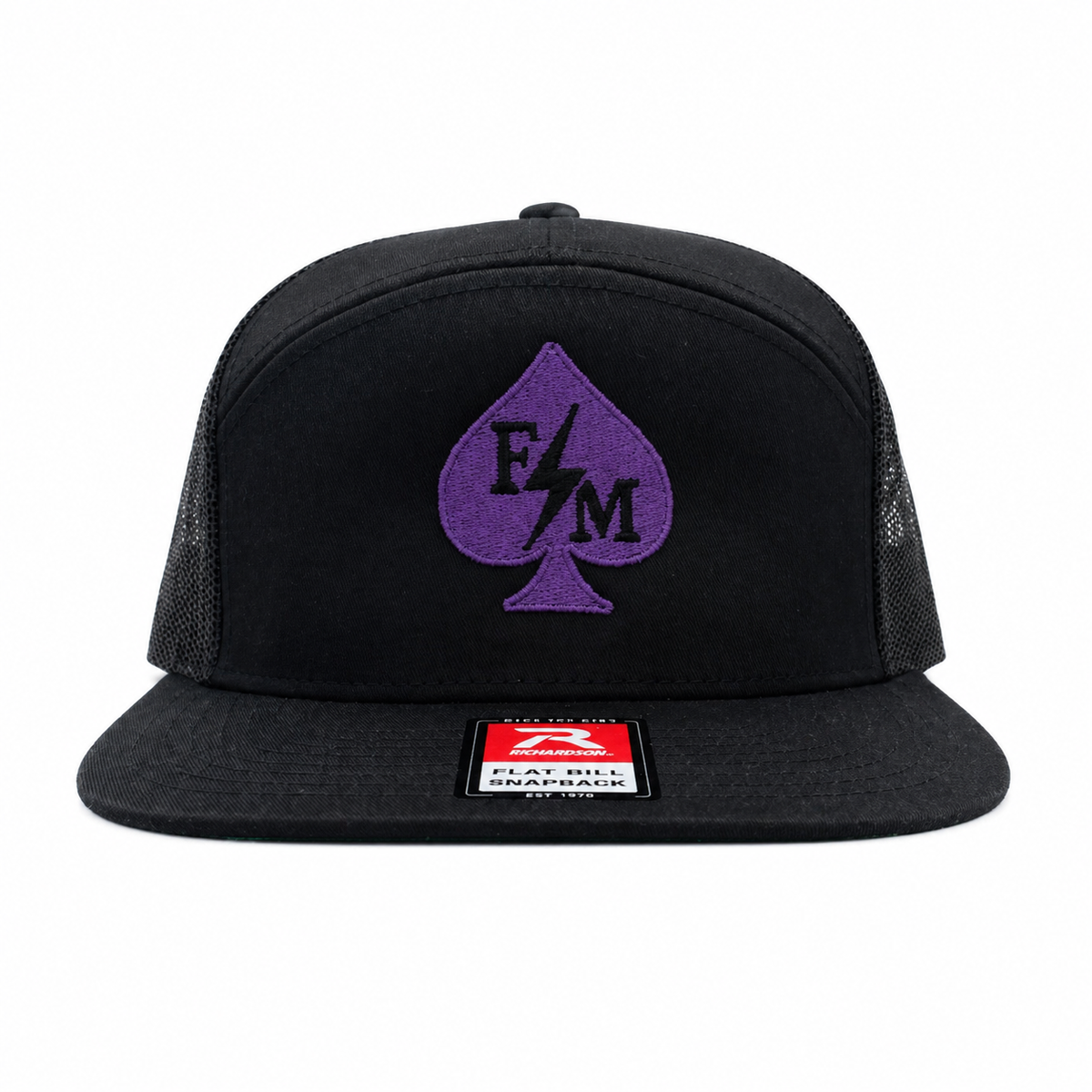 FOWLMOUTH BLACK PURPLE SPADE HAT