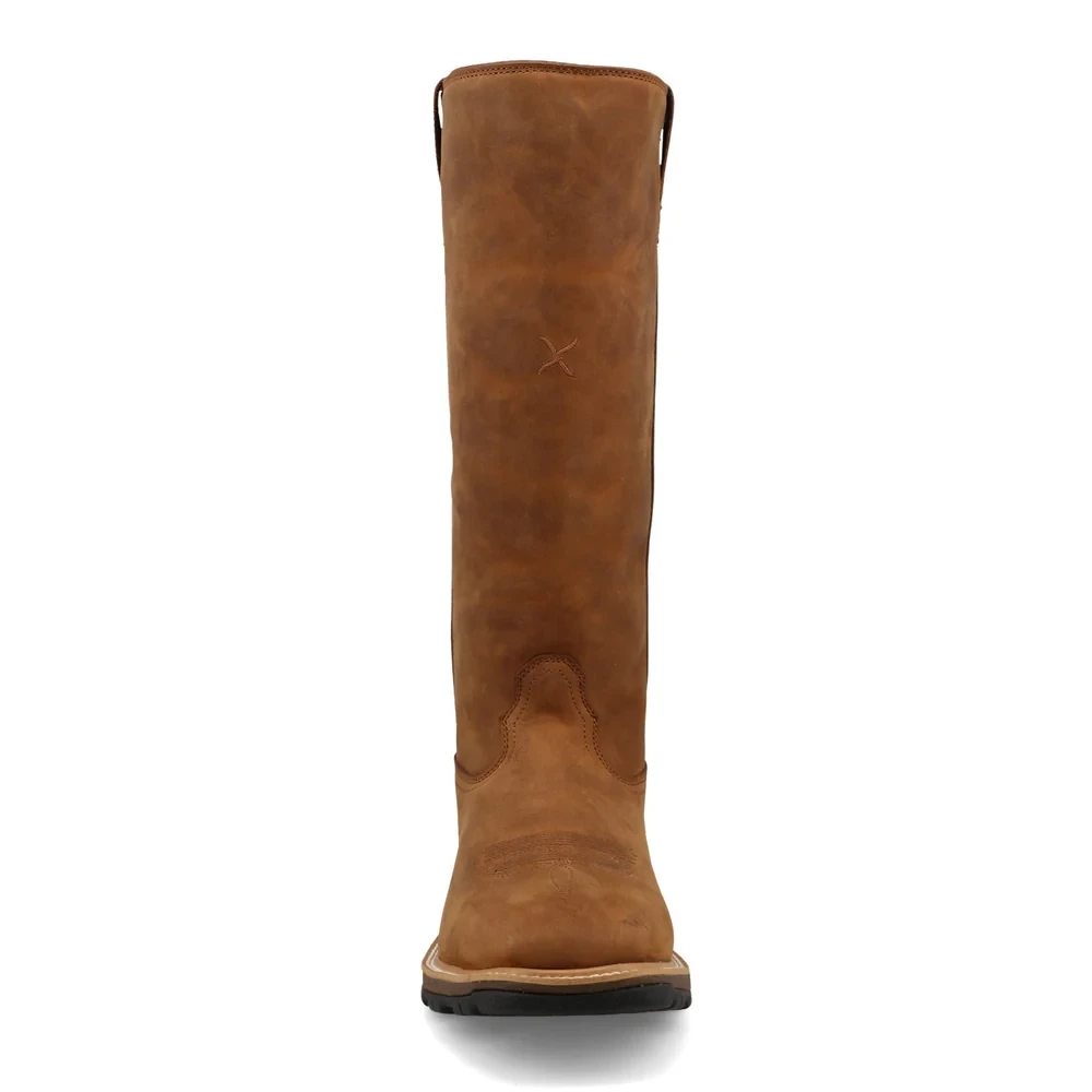 TWISTED 16" ULTRALITE X™ SNAKE BOOT DISTRESSED SADDLE MUWV001
