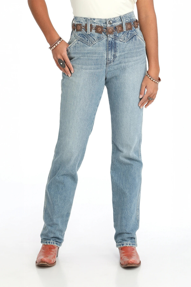 CINCH QUINN BAREBACK JEANS LIGHT STONEWASH CB74654001