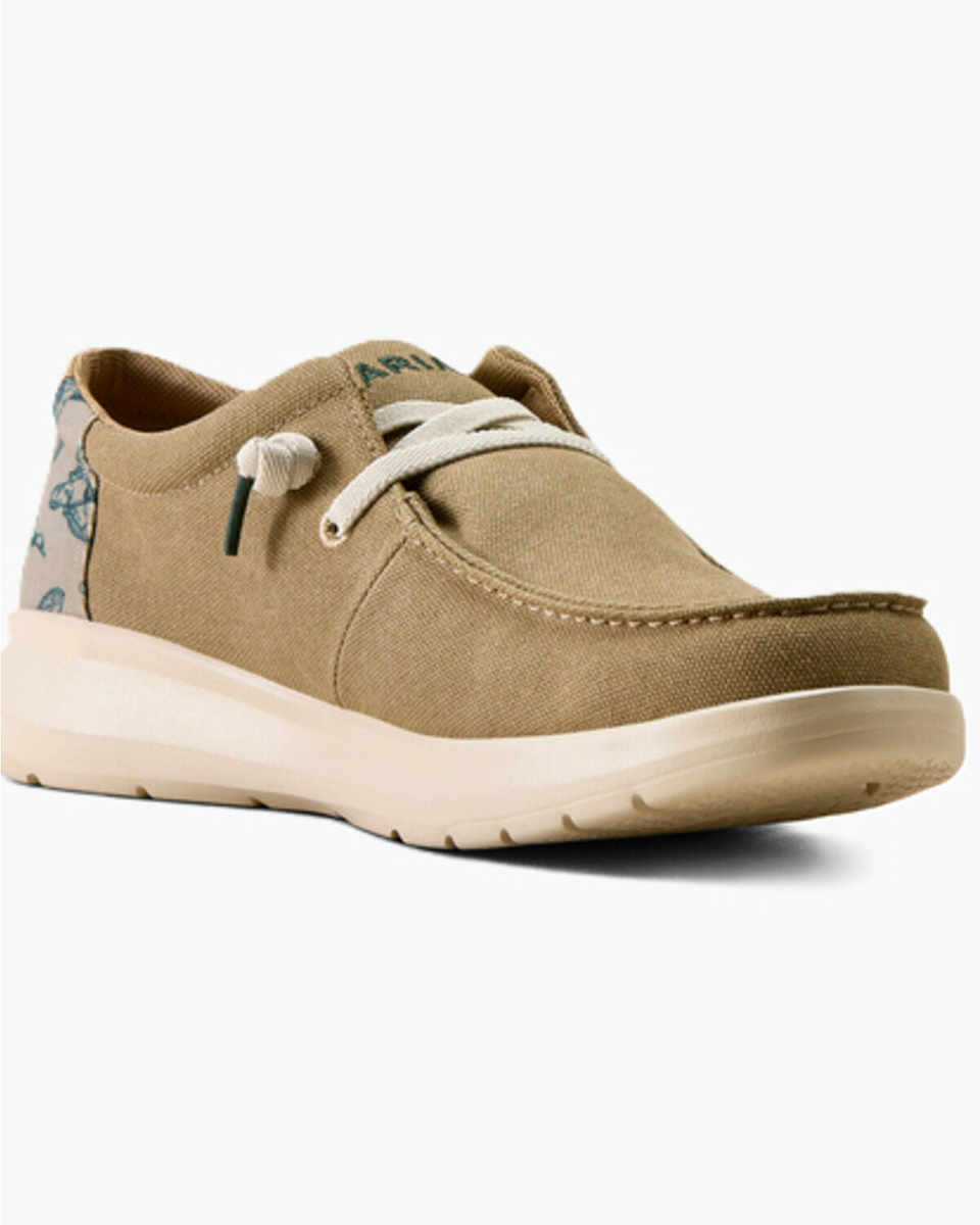 ARIAT HILO CASUAL SHOES MOC TOE TAN 10080568