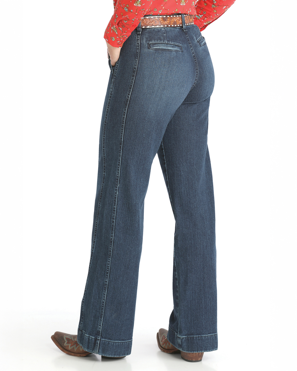 CINCH WIDE LEG JEANS DARK STONEWASH CB78154001