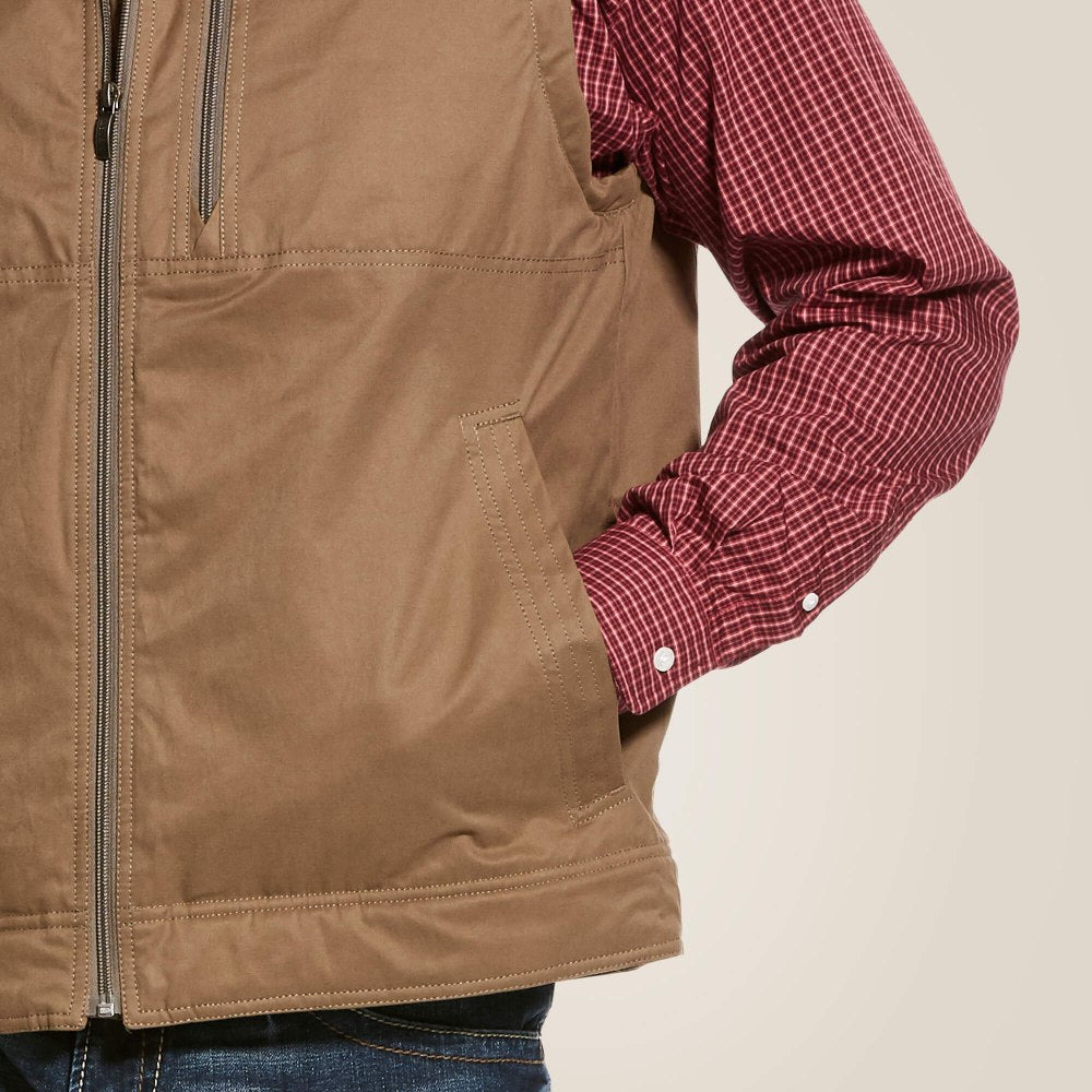 ARIAT GRIZZLY CANVAS VEST CUB 10028416
