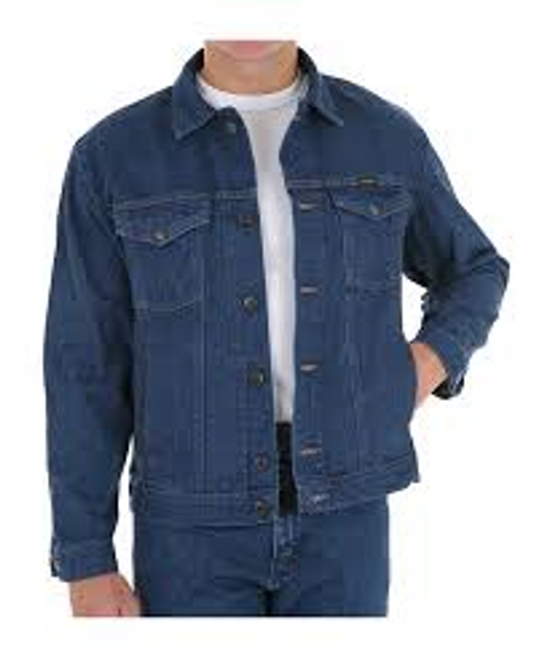 wrangler unlined denim vest