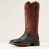 ARIAT BRANDIN BLACK FULL QUILL OSTRICH 10046962