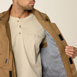 ARIAT MENS FR WORKHORSE INSULATED VEST FIELD KHAKI 10024031