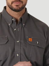 WRANGLER FR LS BUTTON DOWN GREY FR3W5GY