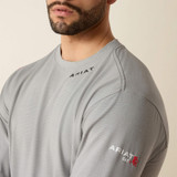 ARIAT MENS FR BASELAYER LS T-SHIRT SIL 10033209