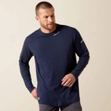 ARIAT MENS FR BASELAYER LS T-SHIRT NAVY 10033210