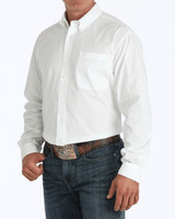 CINCH CLASSIC BUTTON DOWN SHIRT WHITE MT10320020