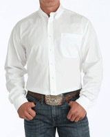 CINCH CLASSIC BUTTON DOWN SHIRT WHITE MT10320020
