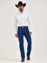 WRANGLER LONG SLEEVE TWILL SHIRT WHITE 71135CH