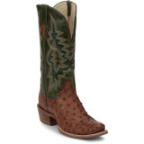 TONY LAMA RYLEN FULL QUILL OSTRICH BRANDY SA8268
