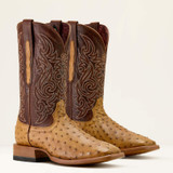 ARIAT CASH TAN FULL QUILL OSTRICH 10063774