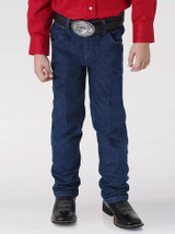 WRANGLER BOYS COWBOY CUT ORIGINAL FIT JEAN PREWASHED INDIGO 13MWZBP