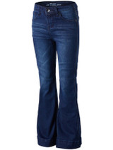COWGIRL TUFF YOUTH GIRLS JUST TUFF TROUSER JEANS DARK GJTRSR