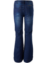 COWGIRL TUFF YOUTH GIRLS JUST TUFF TROUSER JEANS DARK GJTRSR