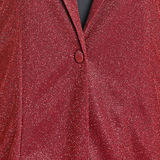 ROCK & ROLL WOMENS IRIDESCENT BLAZER RED BW96T07787