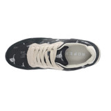 ROPER WOMENS GIDDYUP GRAPHIC LACE UP CASUAL SHOES BLACK 09-021-1797-3707