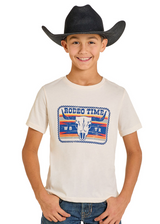 ROCK & ROLL BOYS DALE BRISBY RODEO TIME BUCKLE GRAPHIC TEE BB21T07865