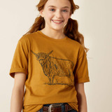 ARIAT HIGHLANDER T-SHIRT HARVEST GOLD 10054022