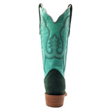 R WATSON WOMENS ROUGHOUT NARROW SQUARE 13″ TEAL RWL8419-1