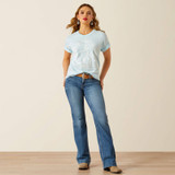 ARIAT ANOTHER DAY T-SHIRT VINTAGE LAGOON 10062347