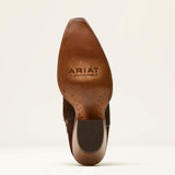 ARIAT LARAMIE X TOE WESTERN BOOT FRENCH ROAST SUEDE 10063926
