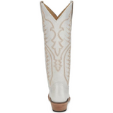 JUSTIN  EVELYN 15" WESTERN BOOT VINTAGE IVORY VN4403