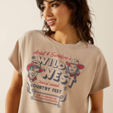 ARIAT SENDERO X ARIAT WILD WEST COUNTRY FEST T-SHIRT TAN 10062912