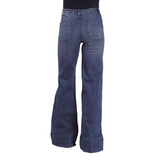 STETSON WOMENS HIGH RISE WIDE LEG FIT JEANS 11-054-0751-0203