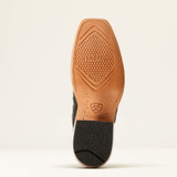 ARIAT FUTURITY SILK WESTERN BOOT BLACK SUEDED CAIMAN 10053721